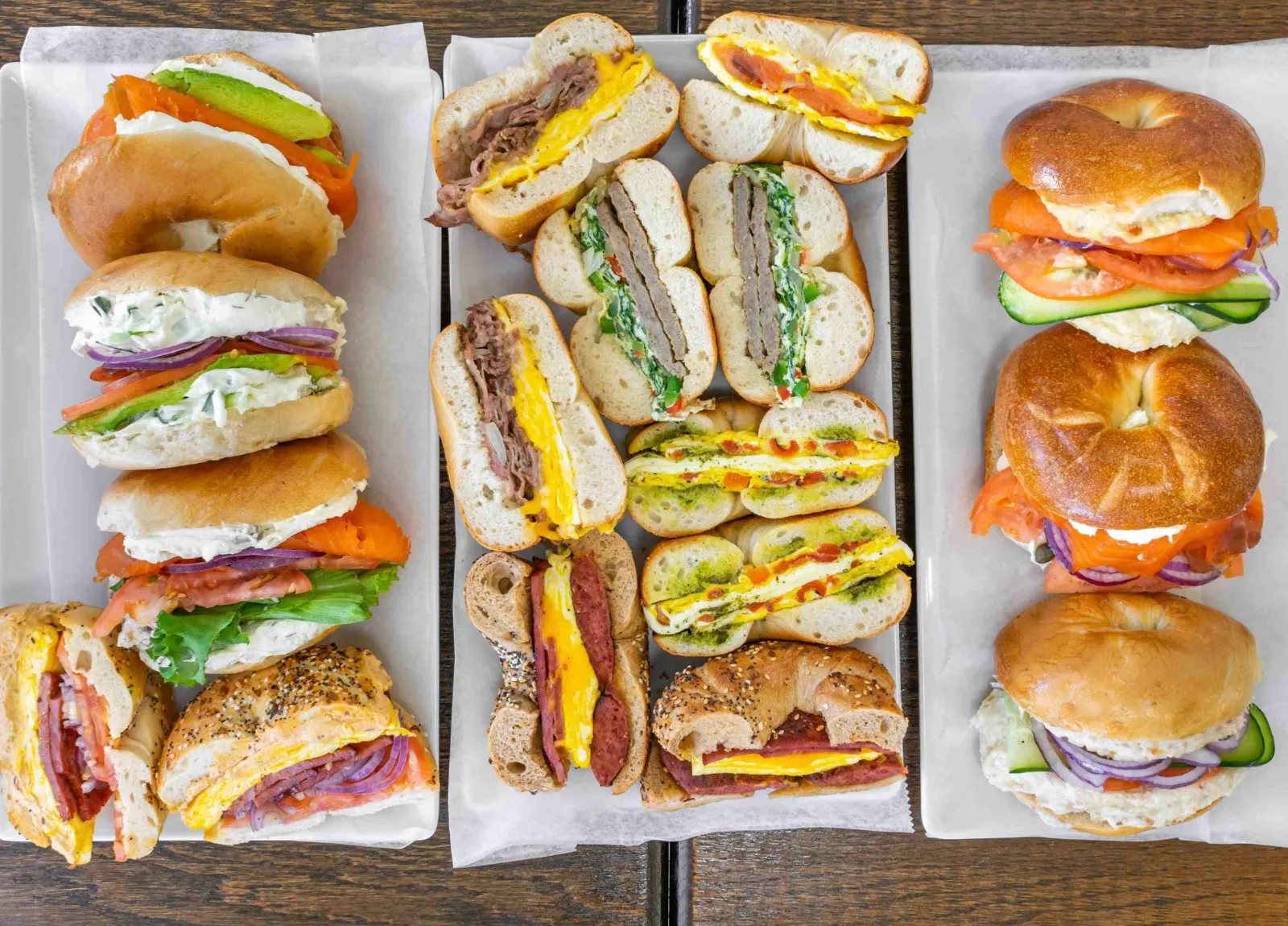 Sandwich og bagels til frokostordning og mødemad i Aarhus